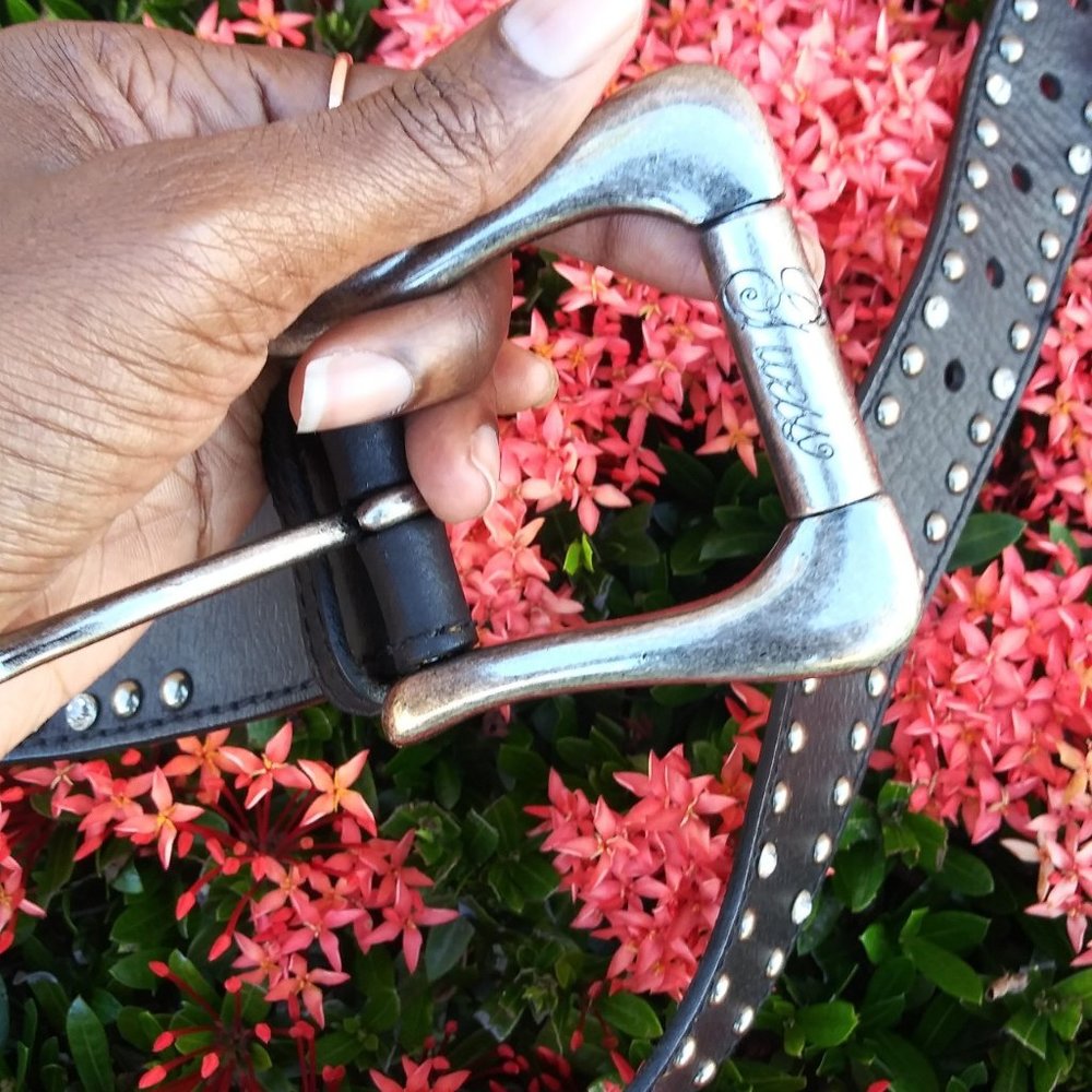 Vintage Guess Studded Rhinestone Y2k Belt